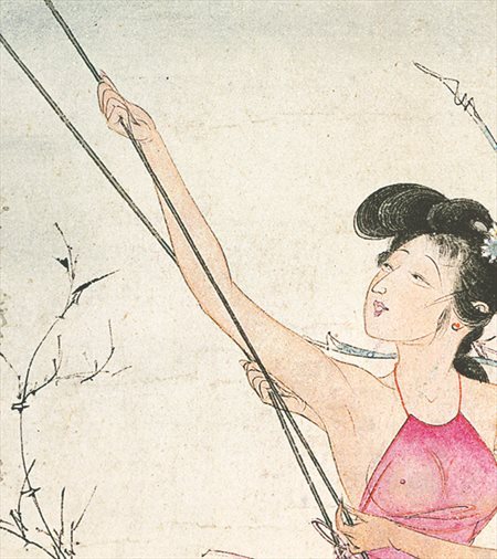 鲁甸县-胡也佛的仕女画和最知名的金瓶梅秘戏图